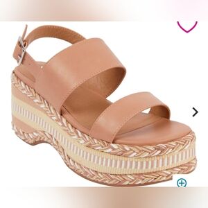 NEW!!! DV by Dolce Vita Semora Raffia Wedge Sandal Sz 12